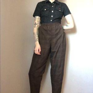 Briggs New York Plaid Trousers